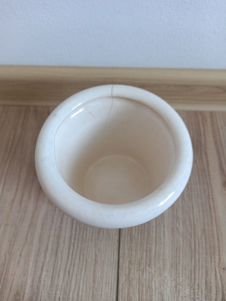 Osłonka ceramiczna w niebieskie wzory szer. 12,5 cm