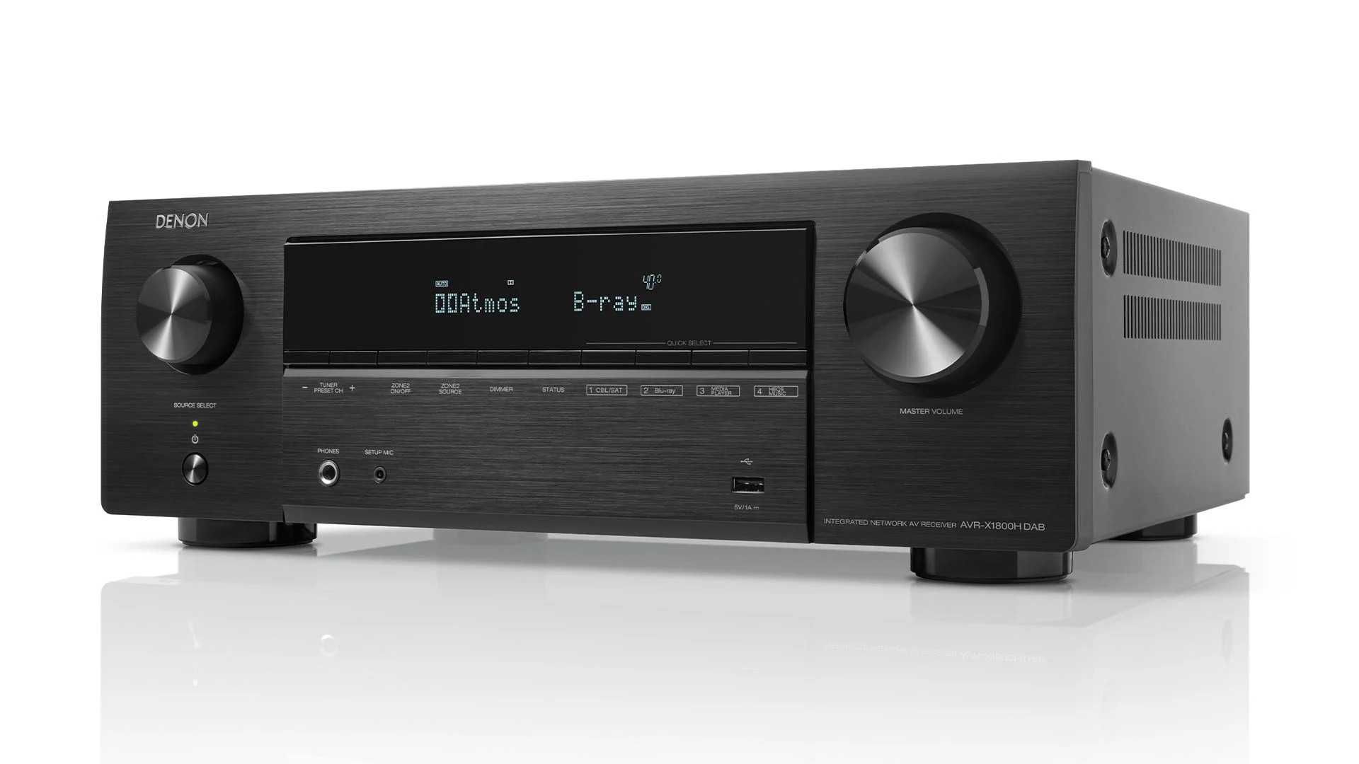 Denon AVR-X1800H DAB - amplituner wielokanałowy | Audiopolis Warszawa