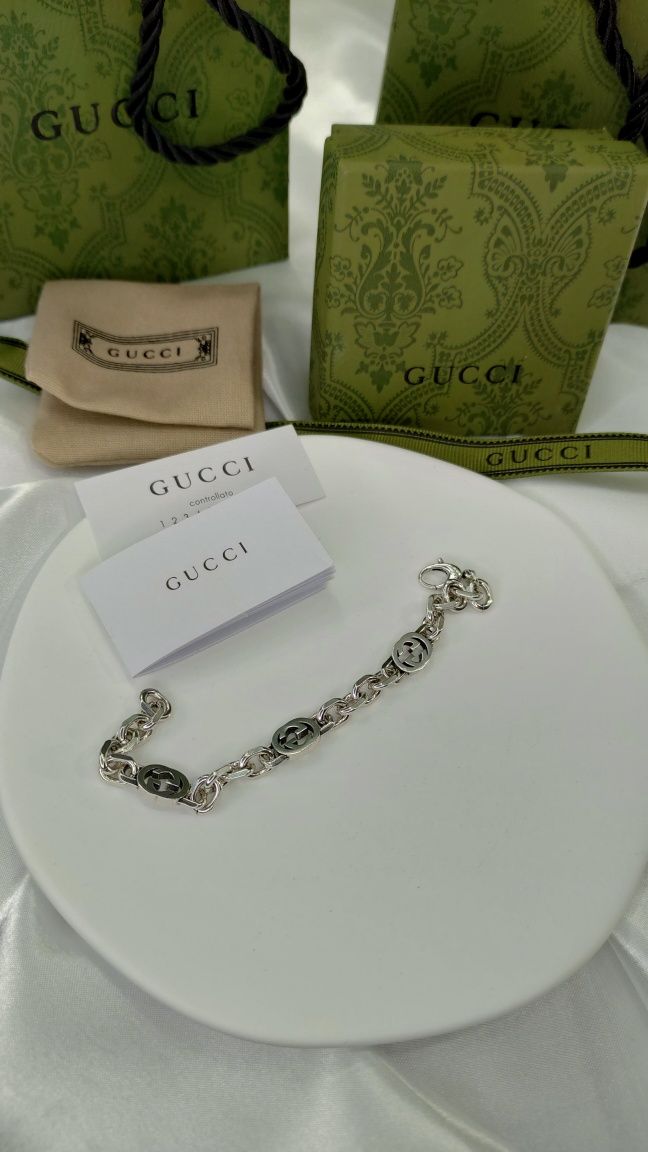 Браслет Gucci/ срібло 925