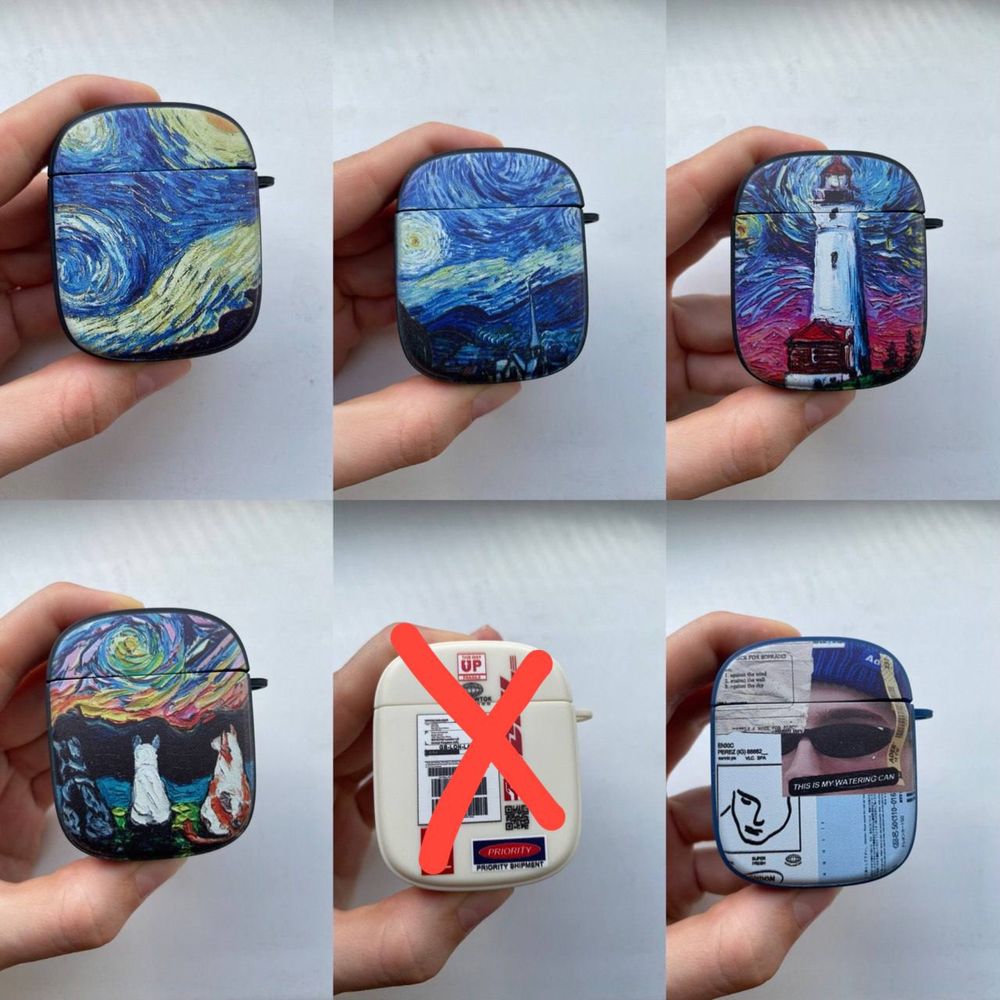 Чохол чехол кейс для навушників Airpods 1 2 Airpods Pro silicone case