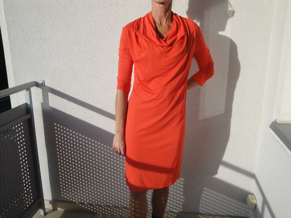 Sukienka pomarańczowa koralowa rozmiar 36/S