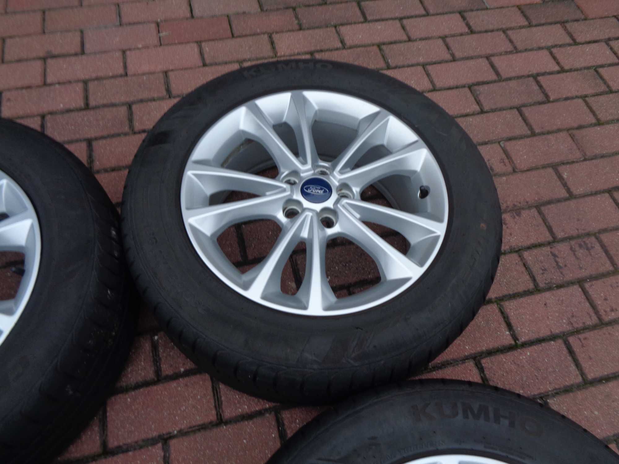 Alufelgi 17 Ford Kuga S-Max Galaxy z oponami 7mm BDB stan ORYGINAŁ