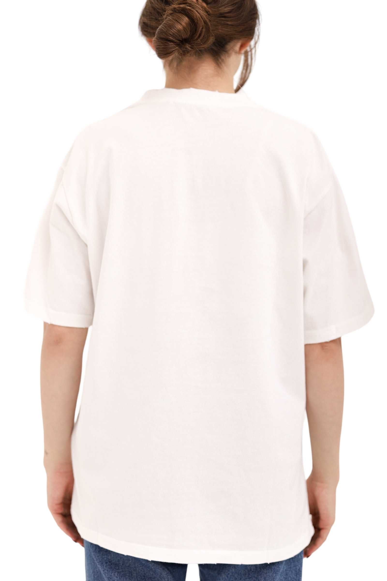 Футболка Acne Studios Logo Stamp T-Shirt Pale White