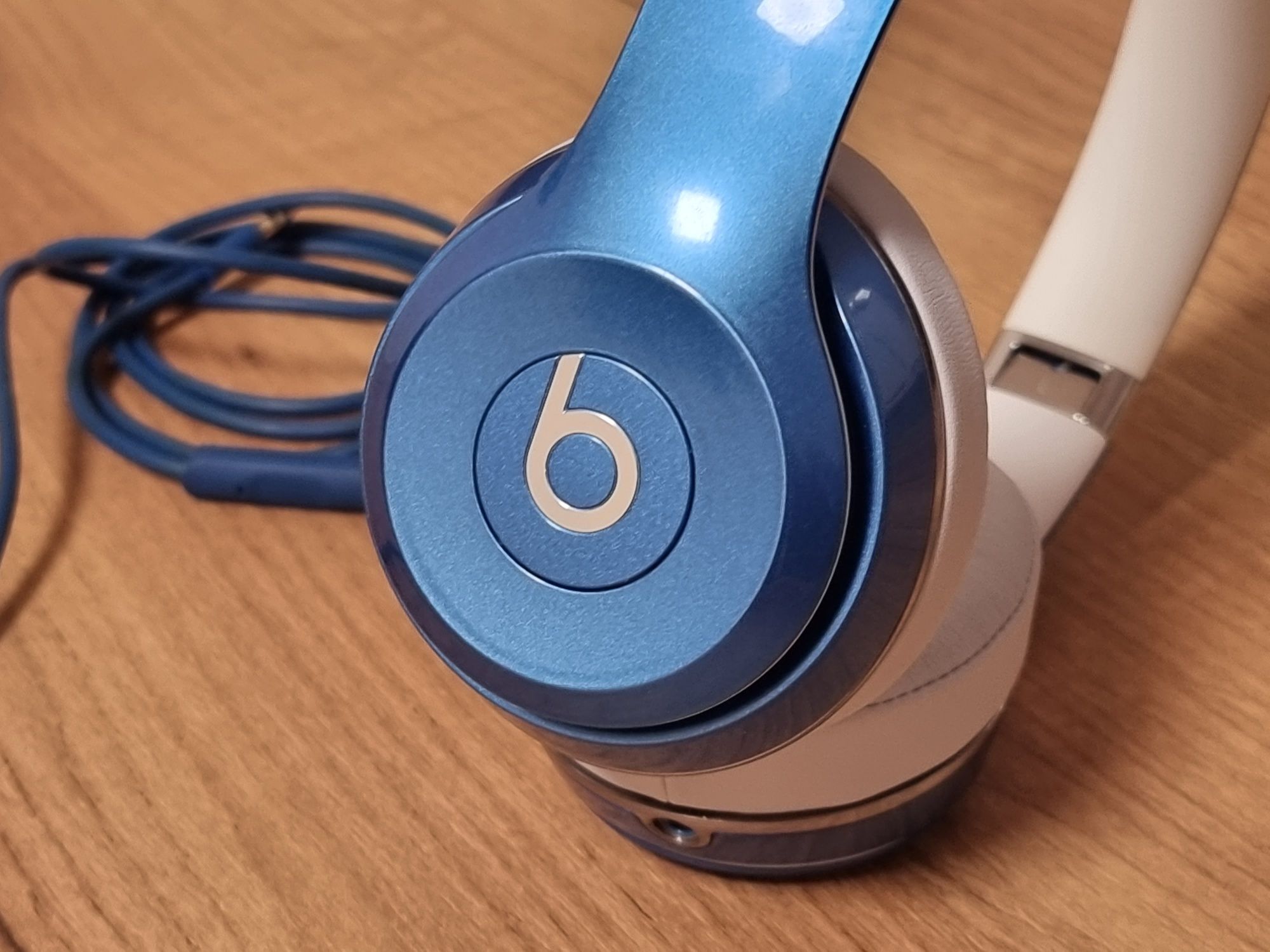 Beats Solo 2 Luxe Blue słuchawki przewodowe by Dr Dre niebieskie