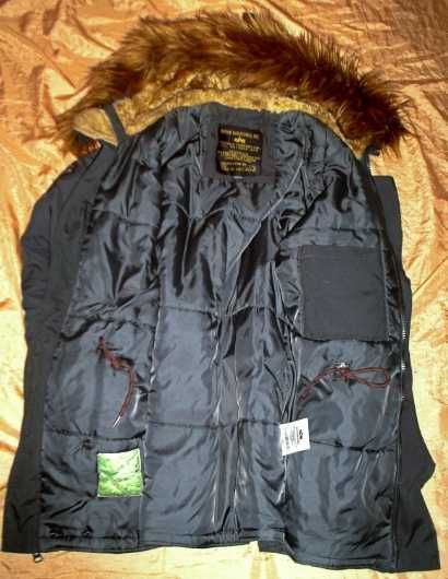 Alpha Industries N3b slim fit-мужская куртка аляска парка-оригинал
