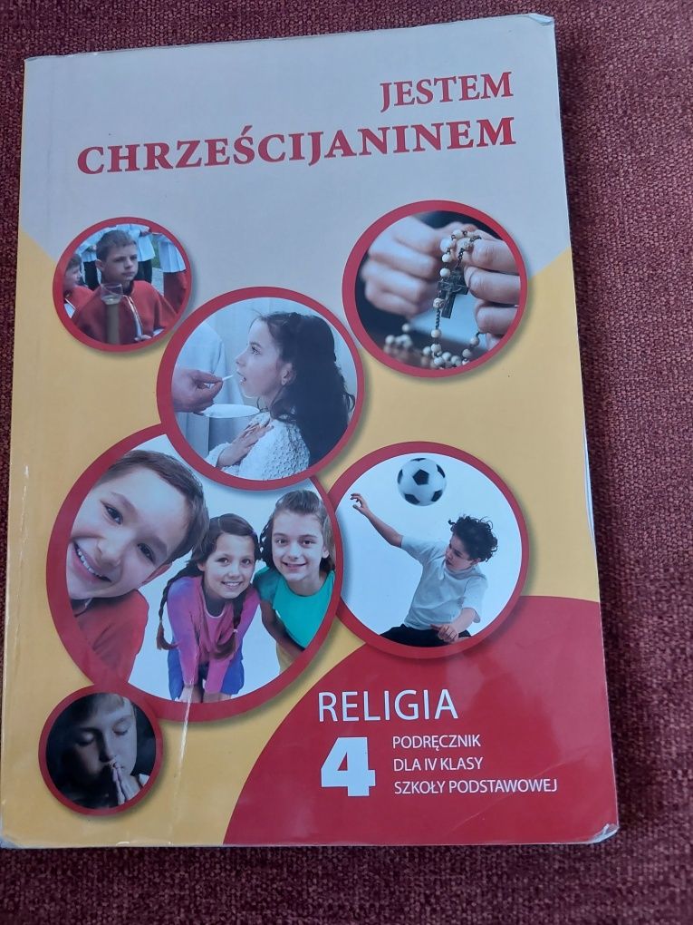 Książka  do religi Jestem Chrześcijaninem  klasa 4
