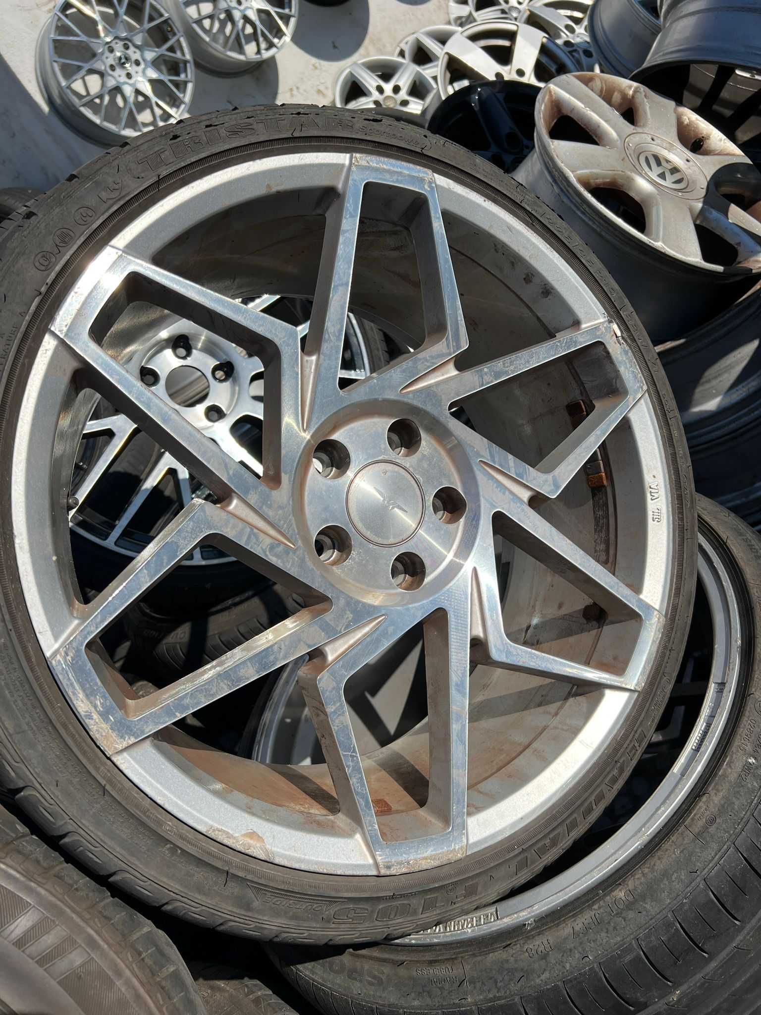 Jantes usadas veeman 19" côncavas 5x112 2 medidas