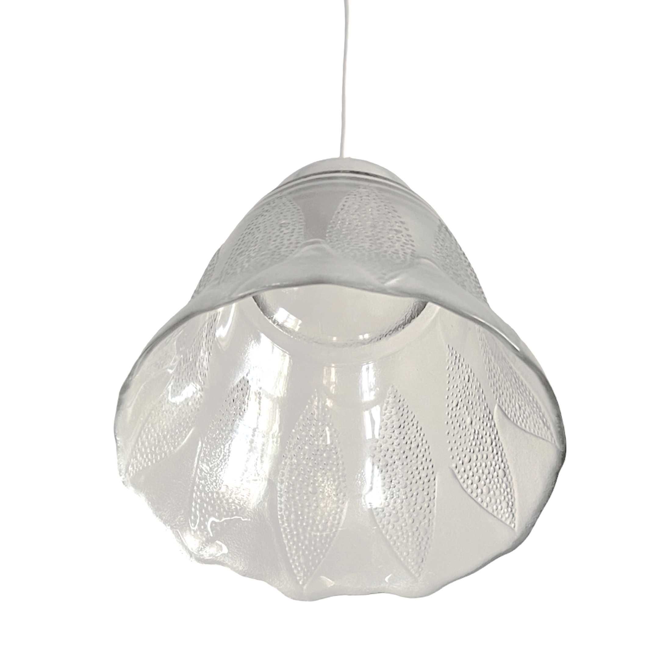 Lampa wisząca kwiat, Narva Leuchen, Niemcy, lata 70.