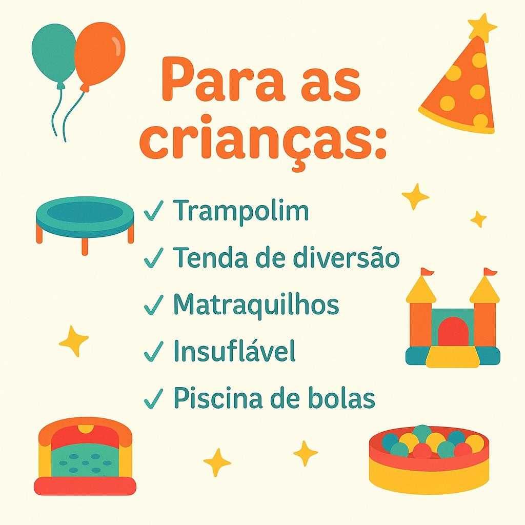Espaço para festas ! vamos festejar !