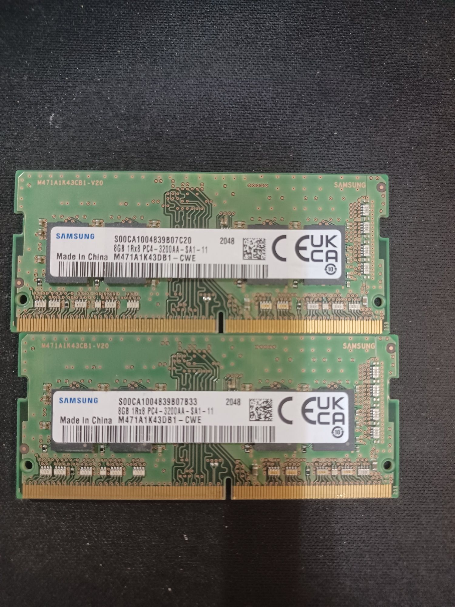 Memória Samsung 2x 8GB DDR4-3200 SODIMM