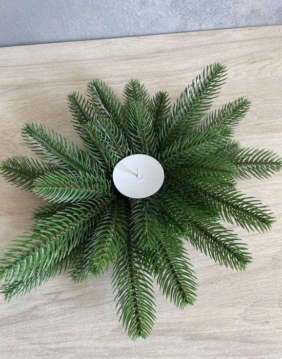 Гілочки ялинки штучні, зелені гілочки ялинки
