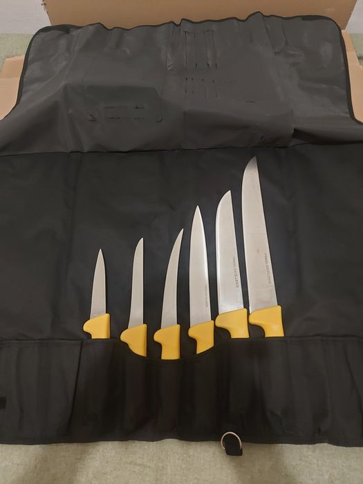 Kit de facas profissional para ária Alimentar, Talho, Cozinha, 6 peças