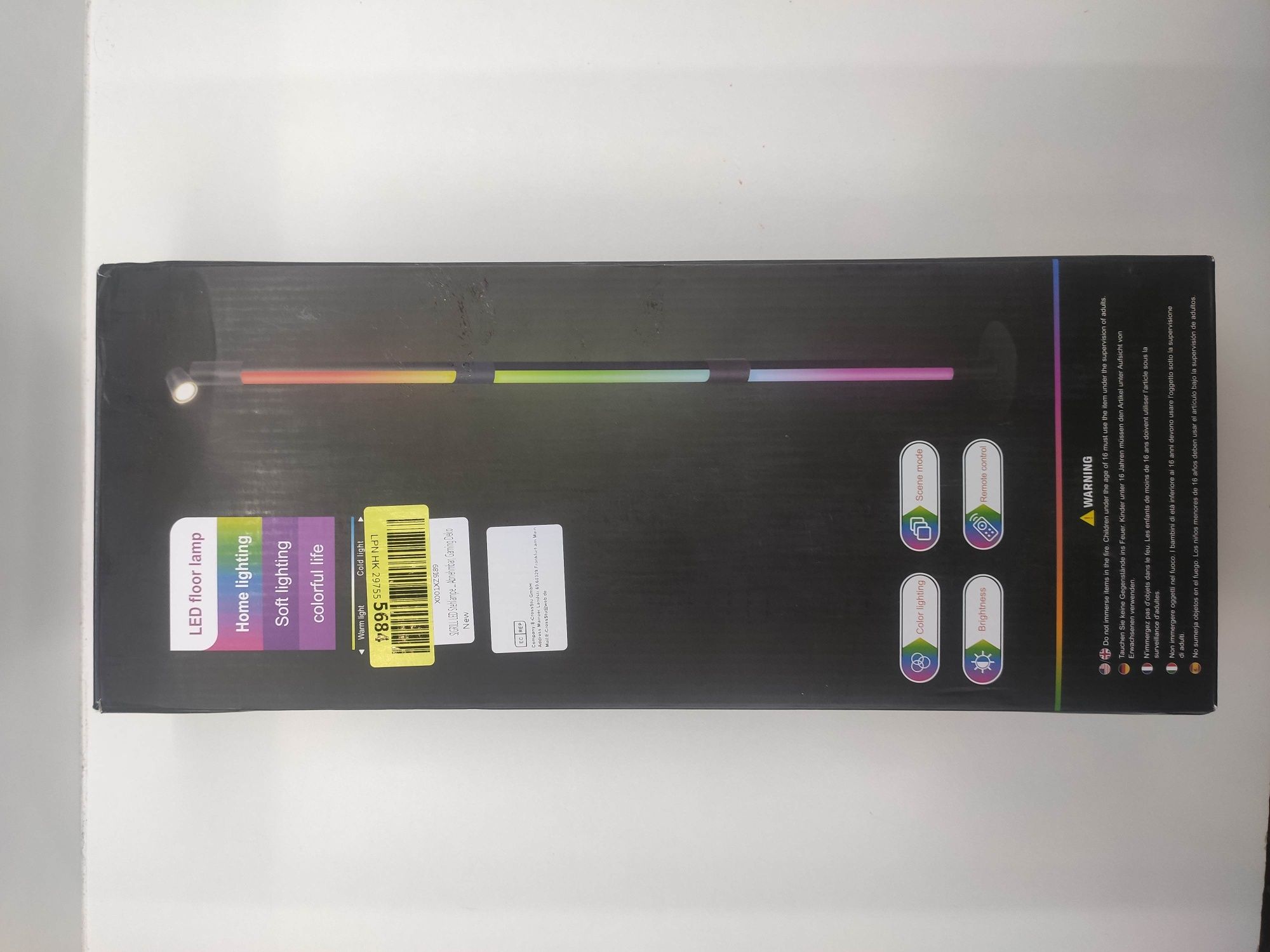 Rgb кутові адаптивні торшери