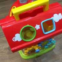 Domek, ksiazeczka fisher price, kula leap frog