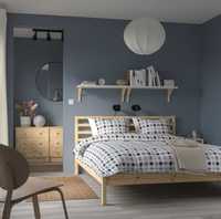 Łóżko dwuosobowe 140x200 cm TARVA IKEA TANIO