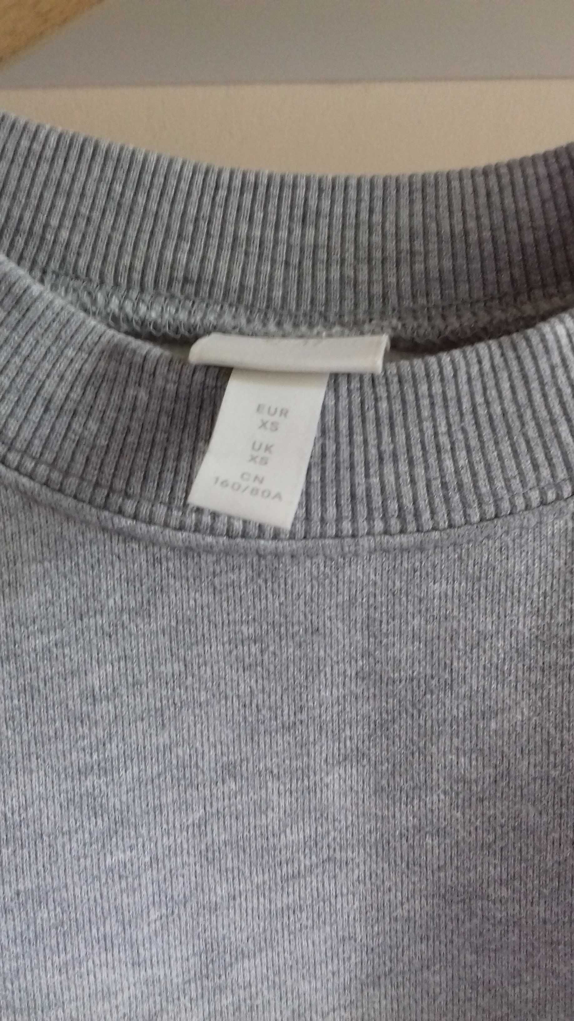 Szara bluza oversize H&M XS