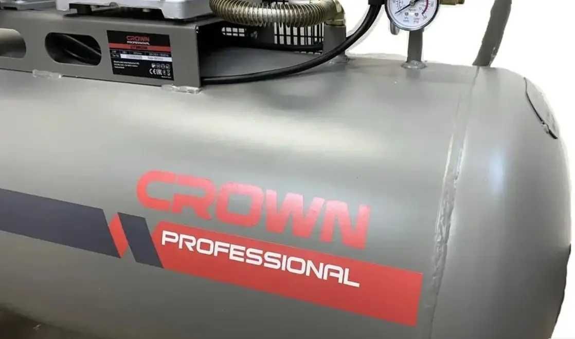 Компресор повітряний CROWN 100 л 2.6 кВт 10 атм 380 л/хв компрессор PL