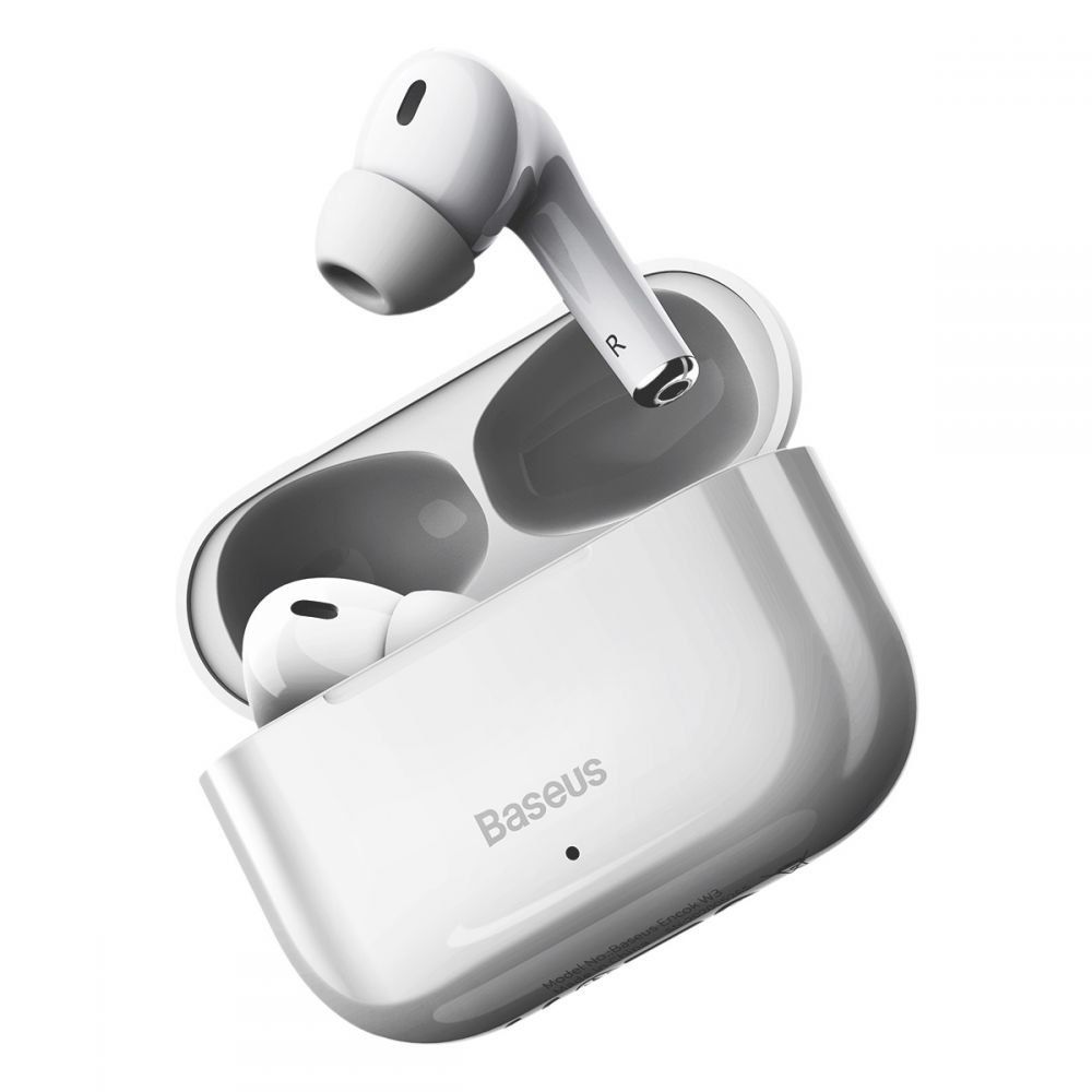 Bezprzewodowe Słuchawki Baseus W3 Tws Wireless Earphone White