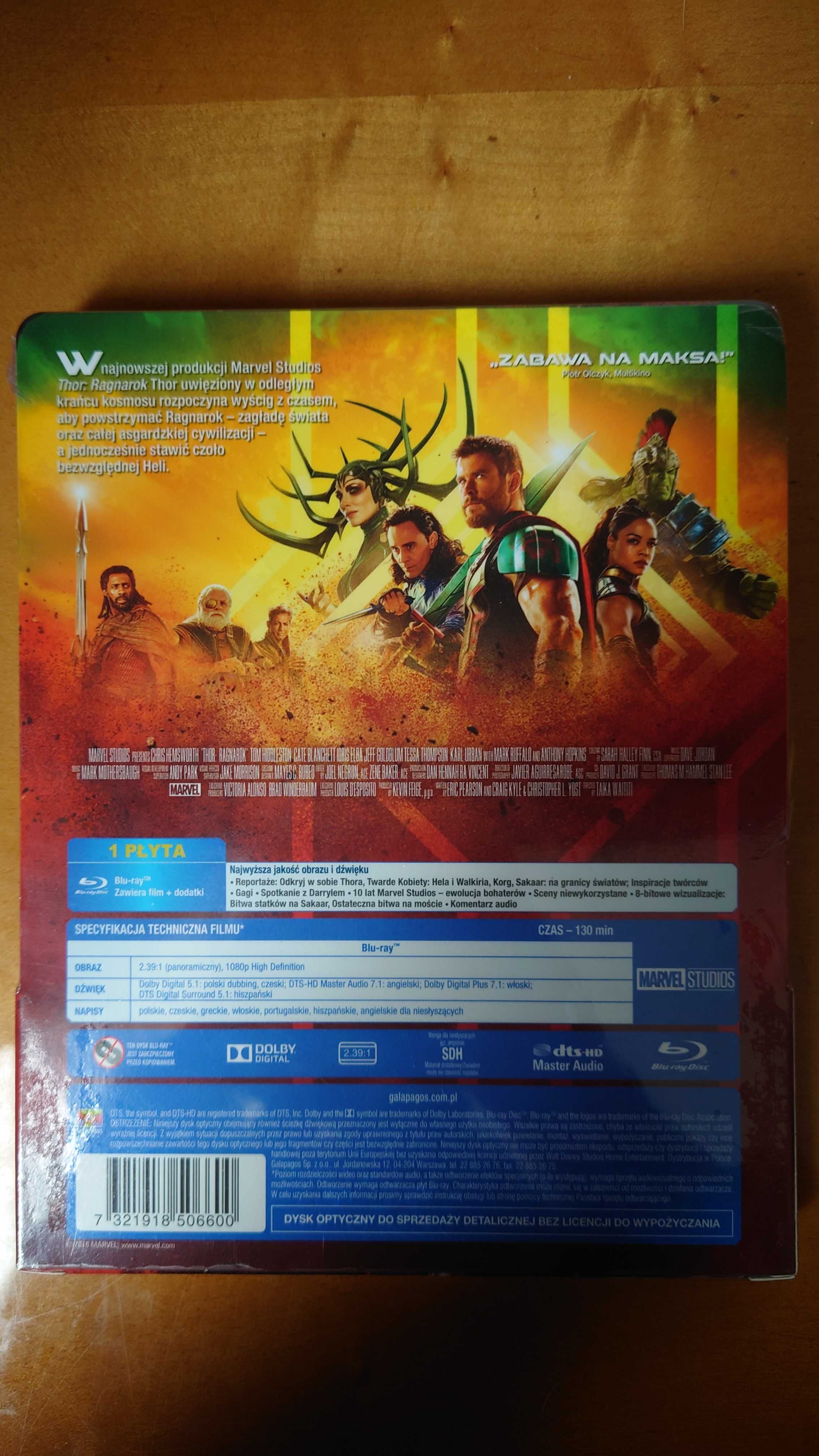 MCU - Thor Ragnarok - Blu-Ray Steelbook
