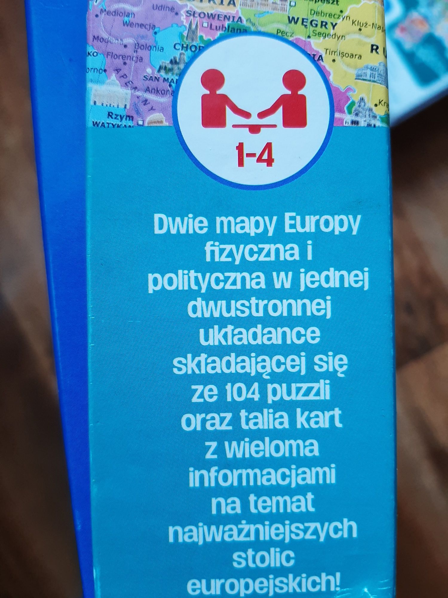 Clementoni puzzle edukacyjne odkrywamy europę