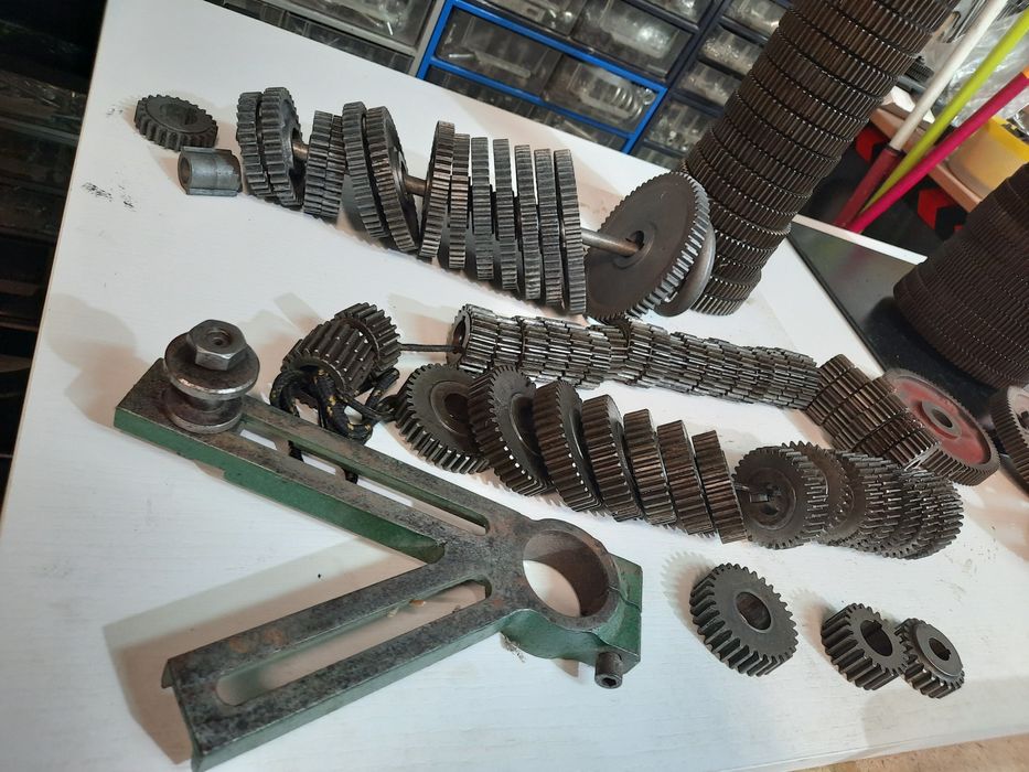 Carretes para torno mecânico módulo 1,5 e 1.25