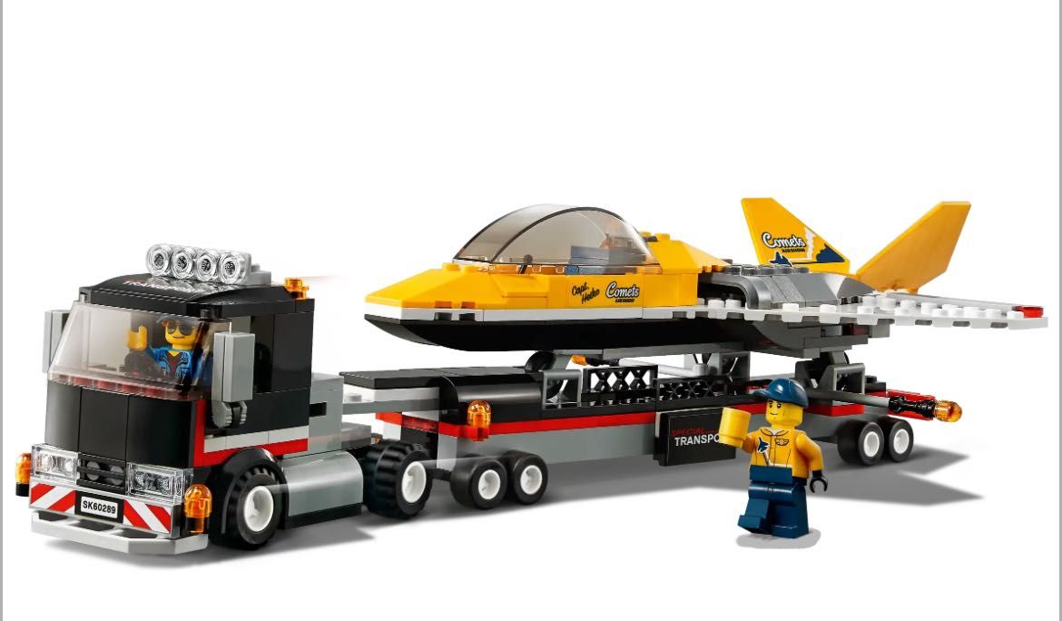 Zestaw LEGO® City Transporter odrzutowca pokazowego (60289