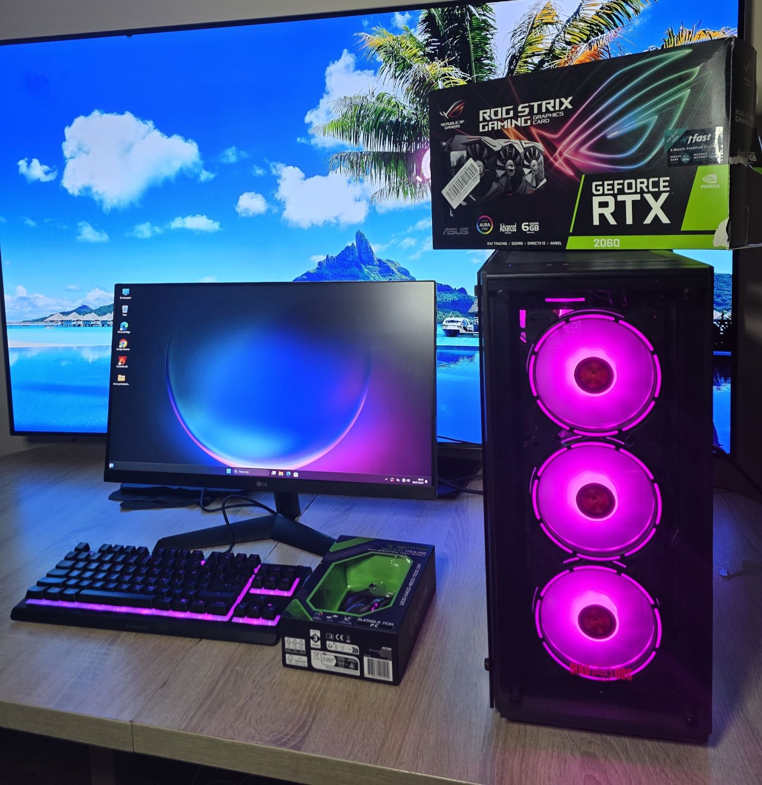 Zestaw,i7,RTX2060,144hz, SSD 512gb, ddr4 32gb