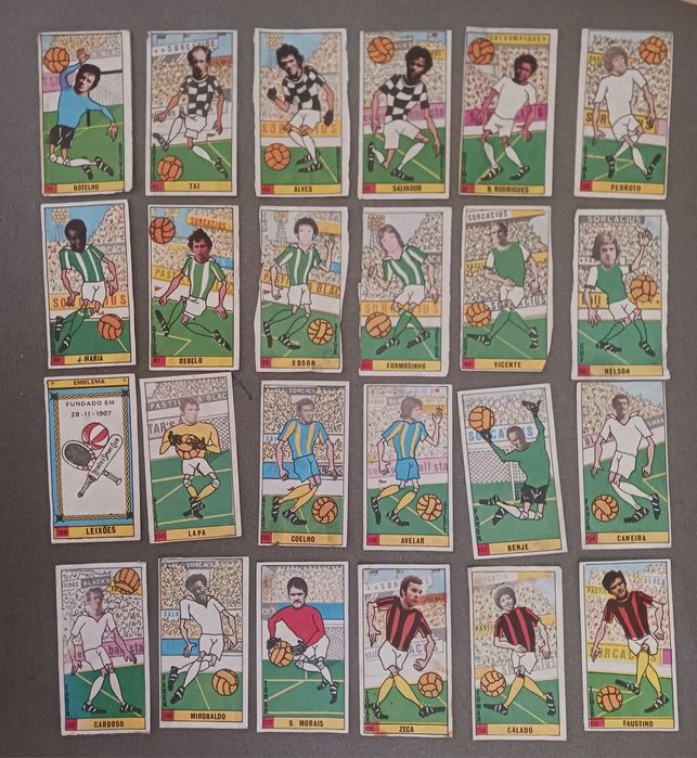 Lote 41 cromos Caramelos Ball Stars 1975-76