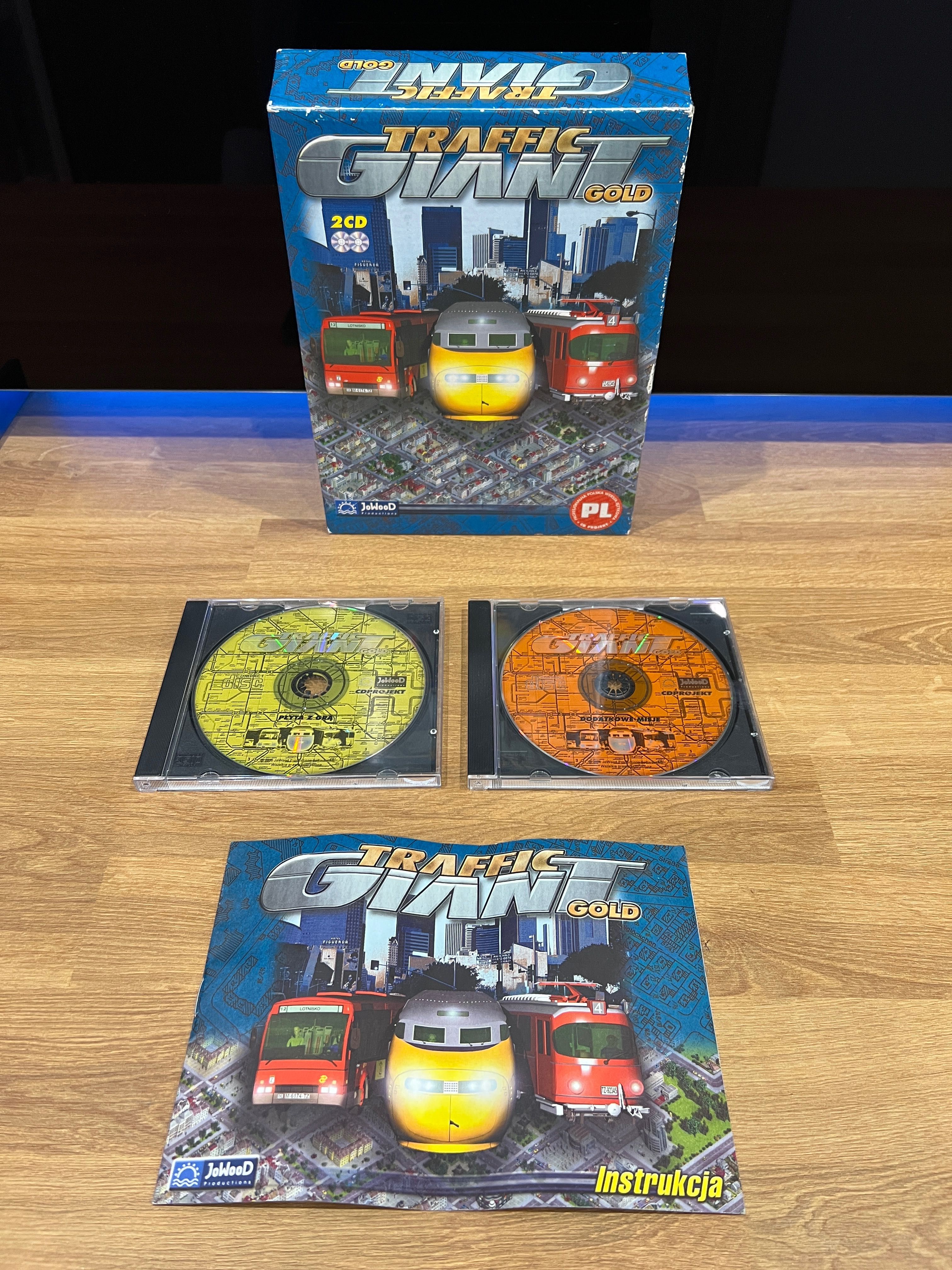 Traffic Giant Gold (PC PL 2001) BIG BOX polskie wydanie CD Projekt