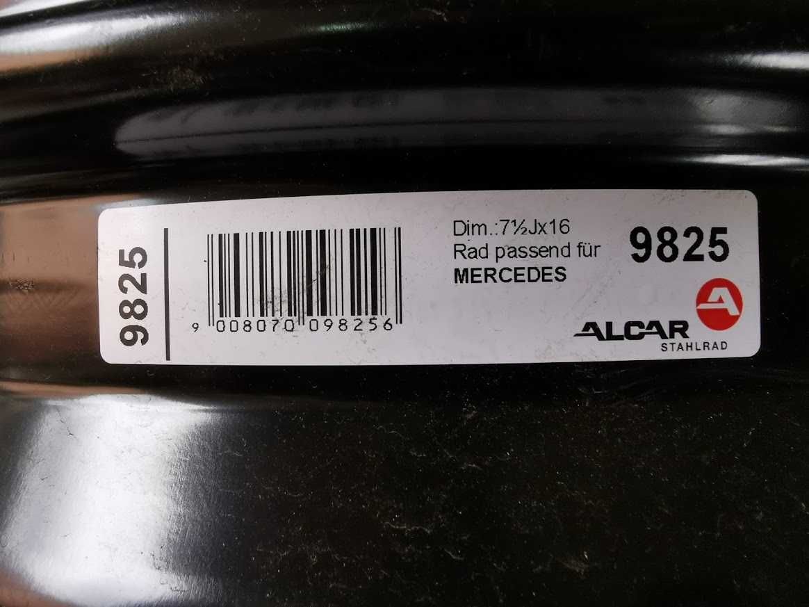 Felga stalowa 7,5Jx16 Mercedes E Klasa S210 W210 5x112 ET41 nowa Alcar