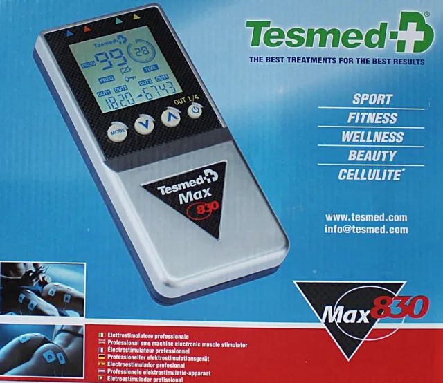 Eletroestimulador profissional Tesmed Max 830 - Novo