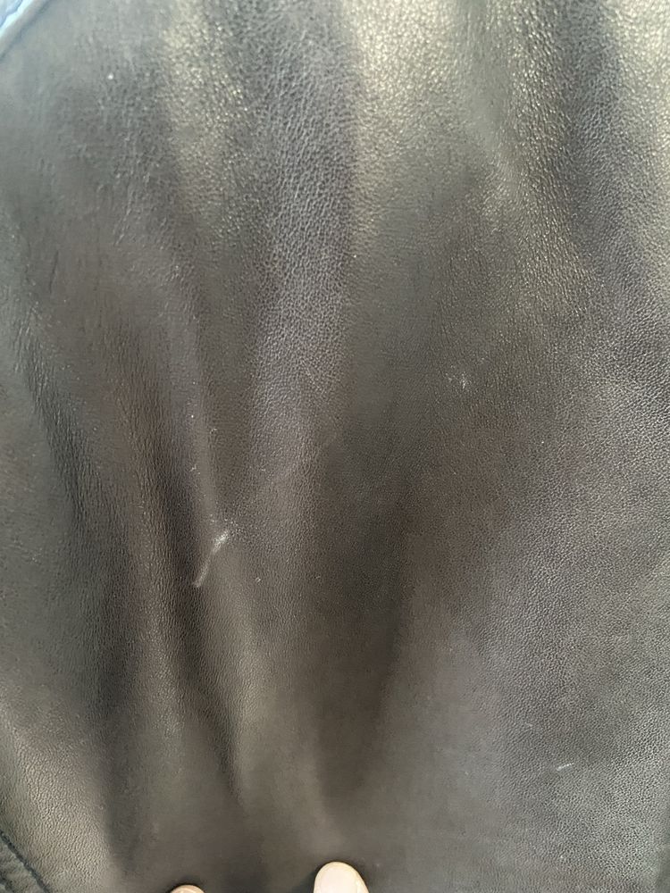 Brązowa kurtka męska Ochnik skóra naturalna owcza