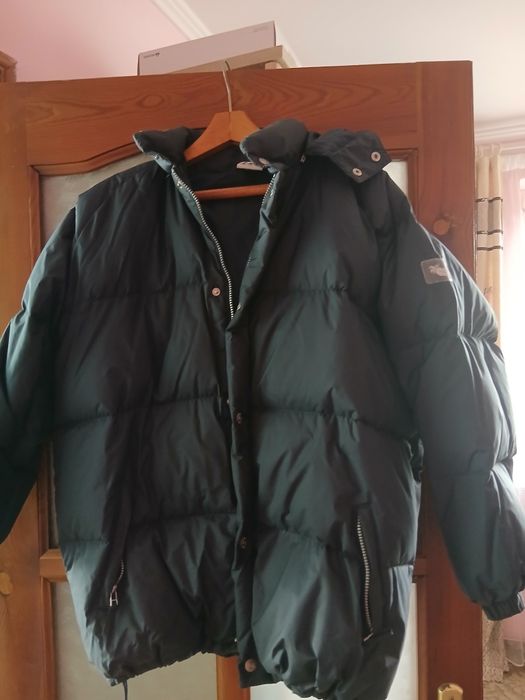 Пуховик чоловічий ,пух натуральний,синього кольору розмір 52