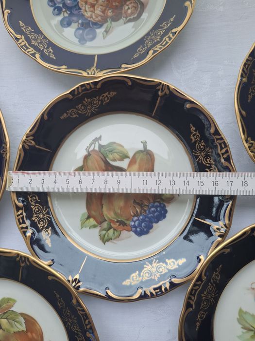 Тарілки Weimar кобальт