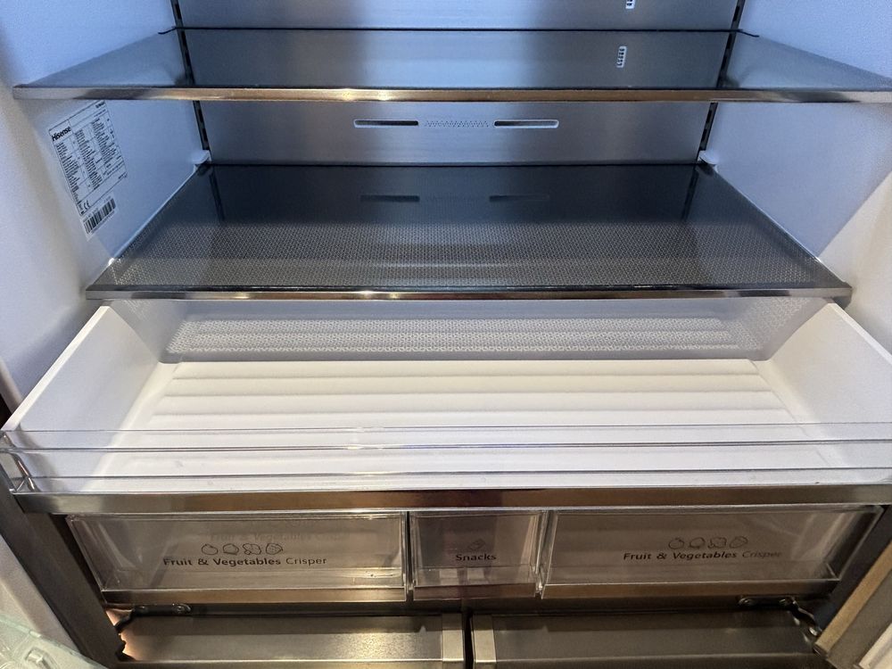 Lodówka HISENSE RQ758N4SAI1 Side by Side No frost 178.5cm Srebrna