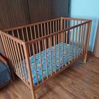 Łóżeczko drewniane dla dziecka