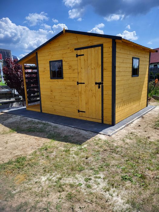 *PROMOCJA* -10% Domek na narzędzia ogrodowy 3x3 + drewutnia montaż