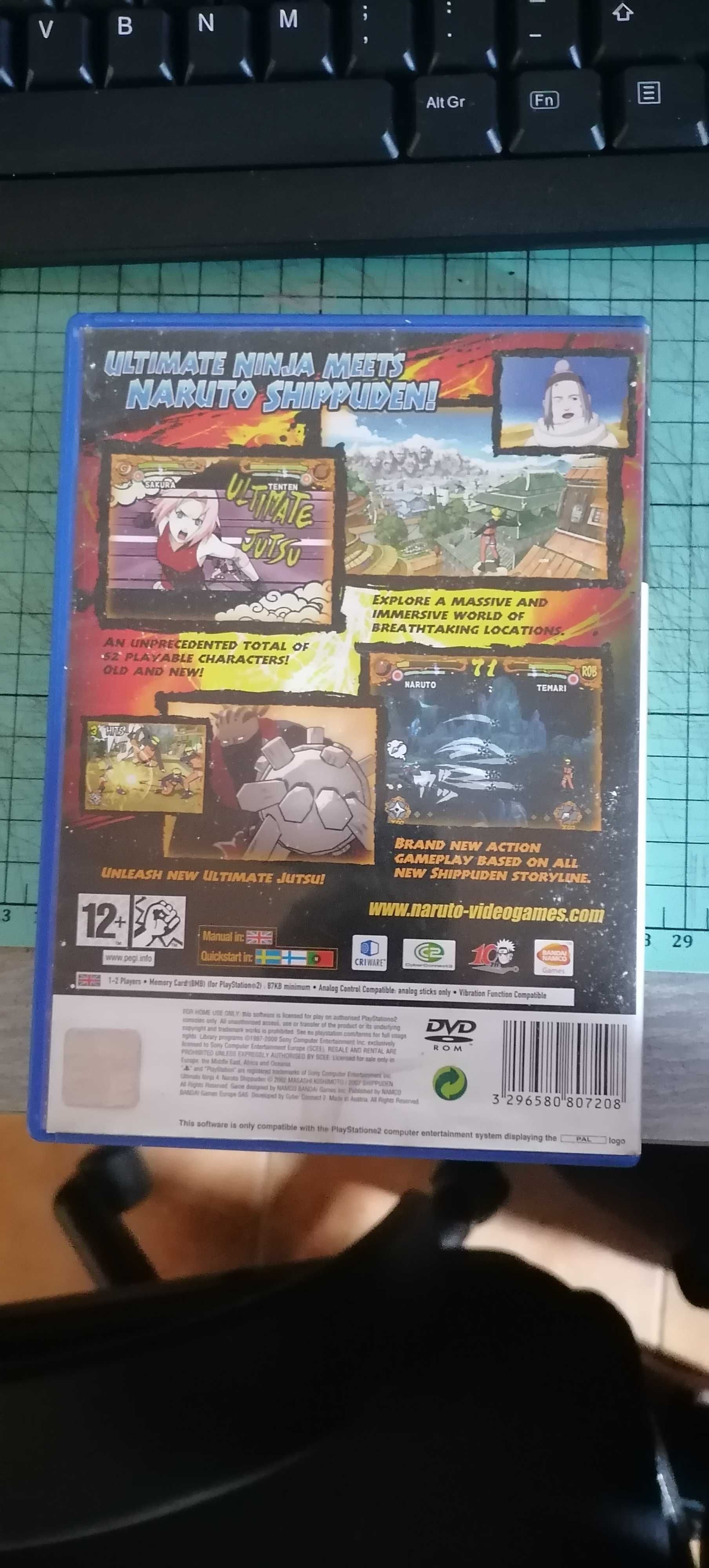 Naruto ultimate ninja 4 Capa Playstation
