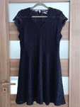 H&M sukienka koronkowa granat 40 L