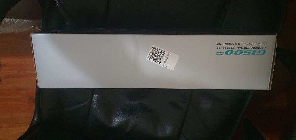 Soundbar gaming marca Hecate G1500 como nova na respectiva caixa