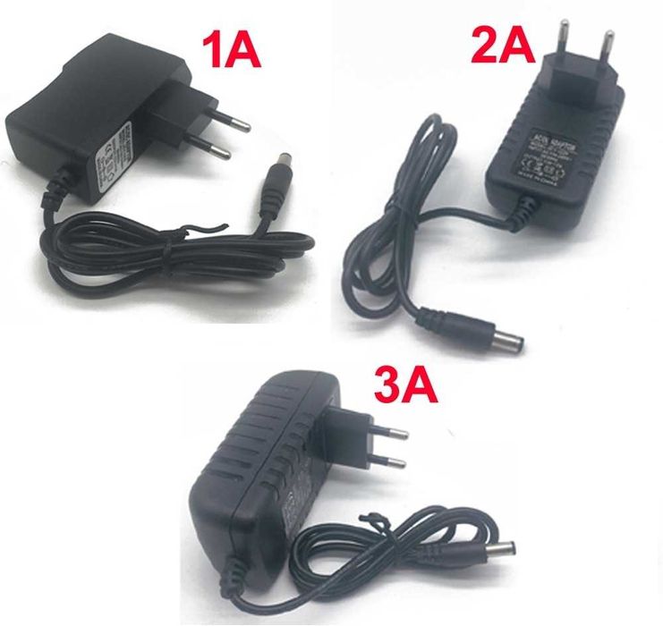 Carregador Adaptador 220v AC para 12v DC 1A 2A 3A 5A 6A conversor NOVO