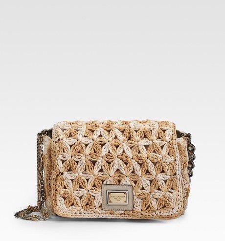 Сумка з рафії miss charles від dolce & gabbana (оригінал)