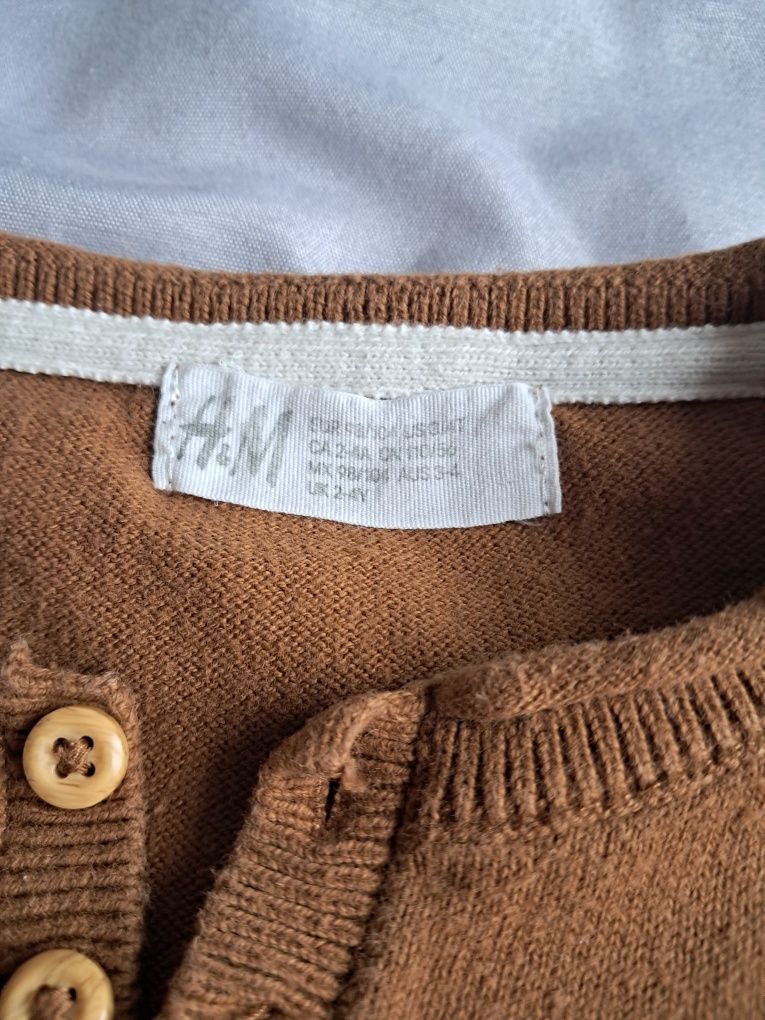 H&m sweterek i bluzeczka dla chłopca 98/104