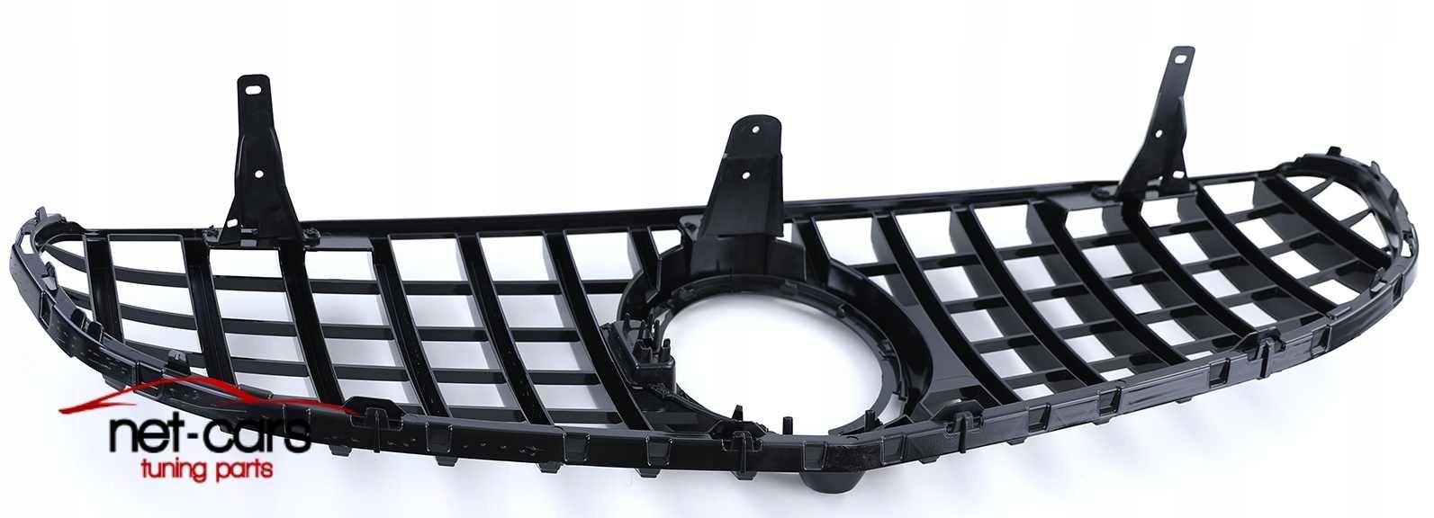 Grill MERCEDES GLC X253 C253 19- Panamericana czarny połysk chrom