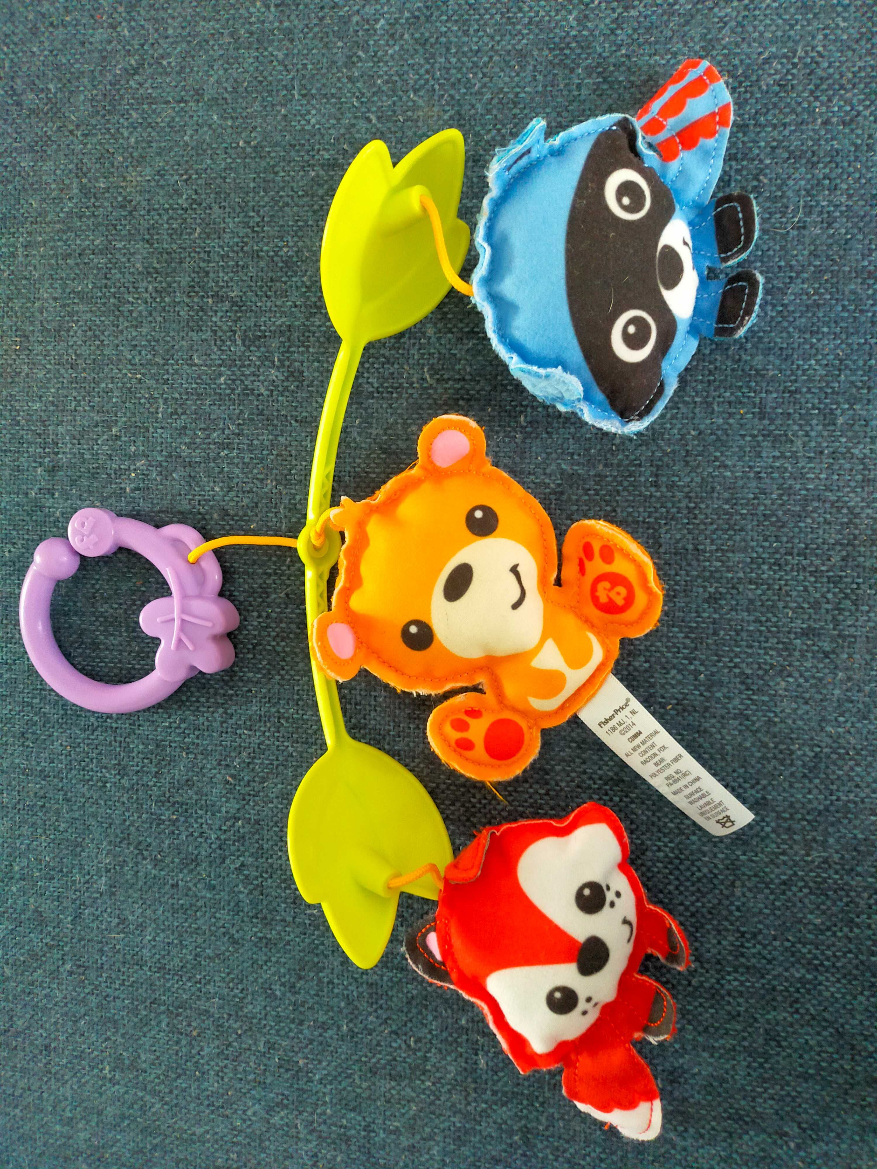 Zawieszka do wózka, do łóżeczka leśne zwierzęta Fisher Price