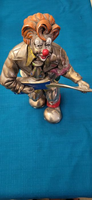 Peças decorativas em prata laminada italiana.