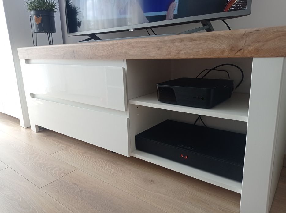 Szafka RTV Black Red White