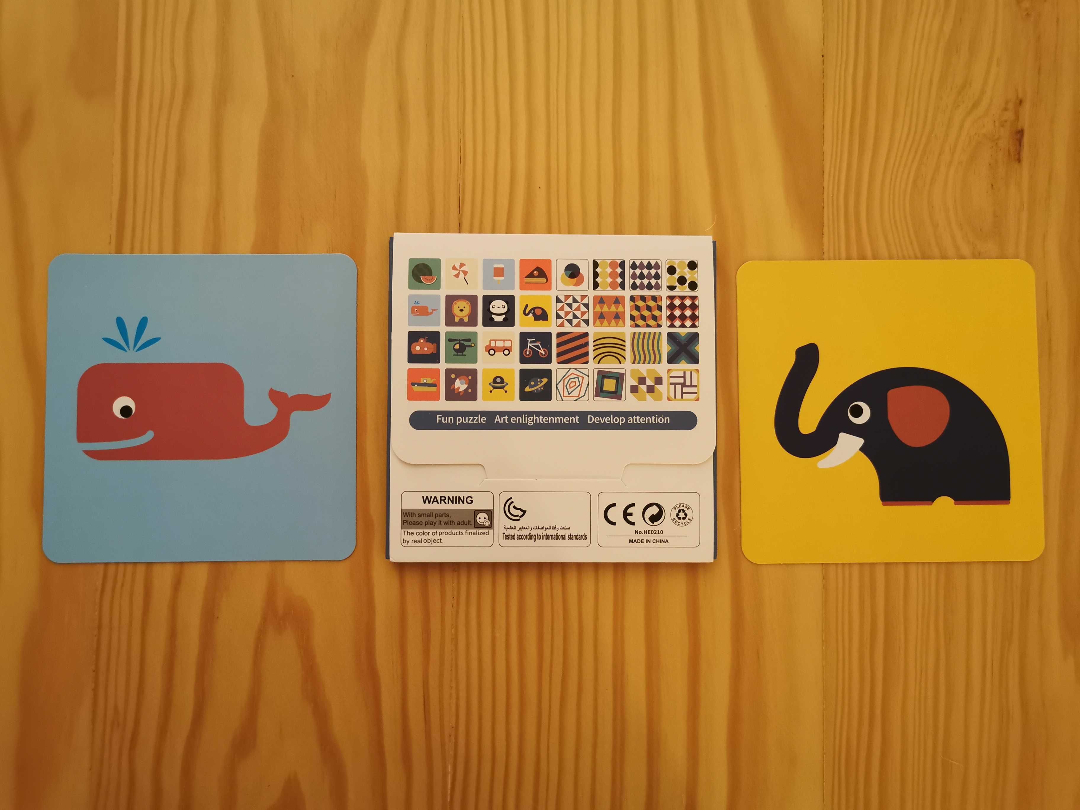 Cartões Estimulação Visual Para Bebés |Cartões Montessori (6-12 meses)