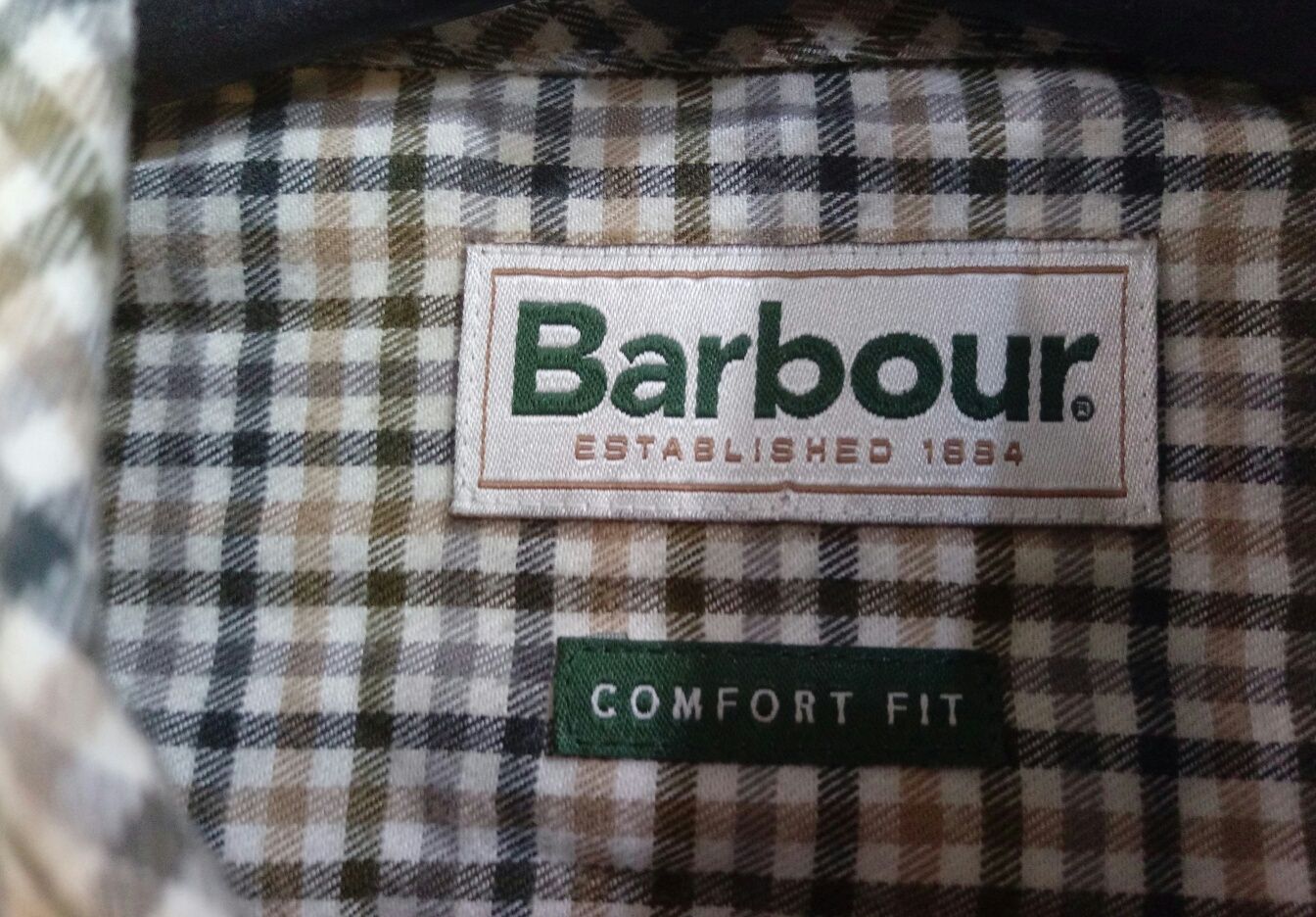 Оригинал как новая легкая мужская рубашка Barbour