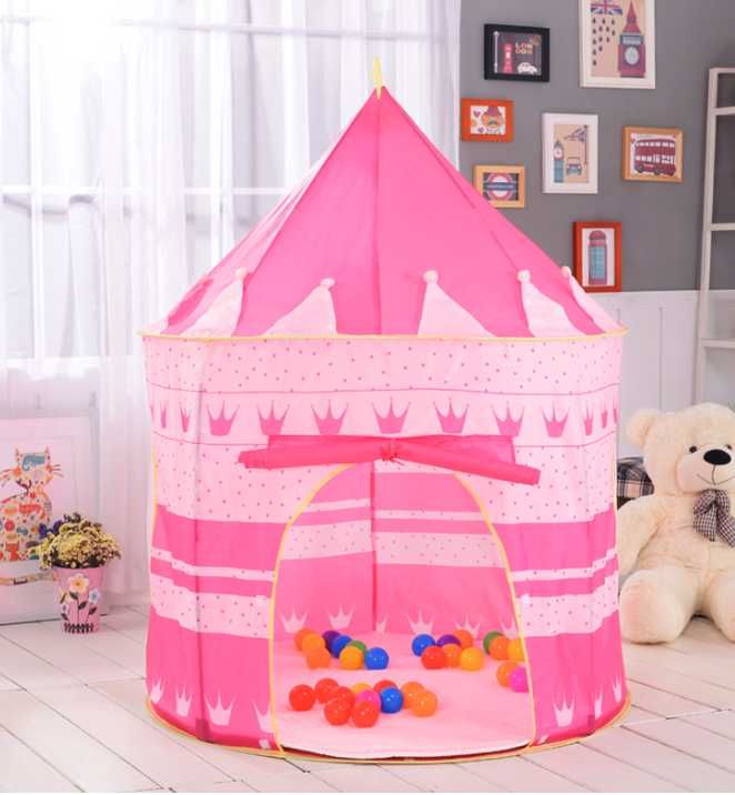 Дитячий ігровий намет "Замок принцеси" (135х105х105 см), Рожевий